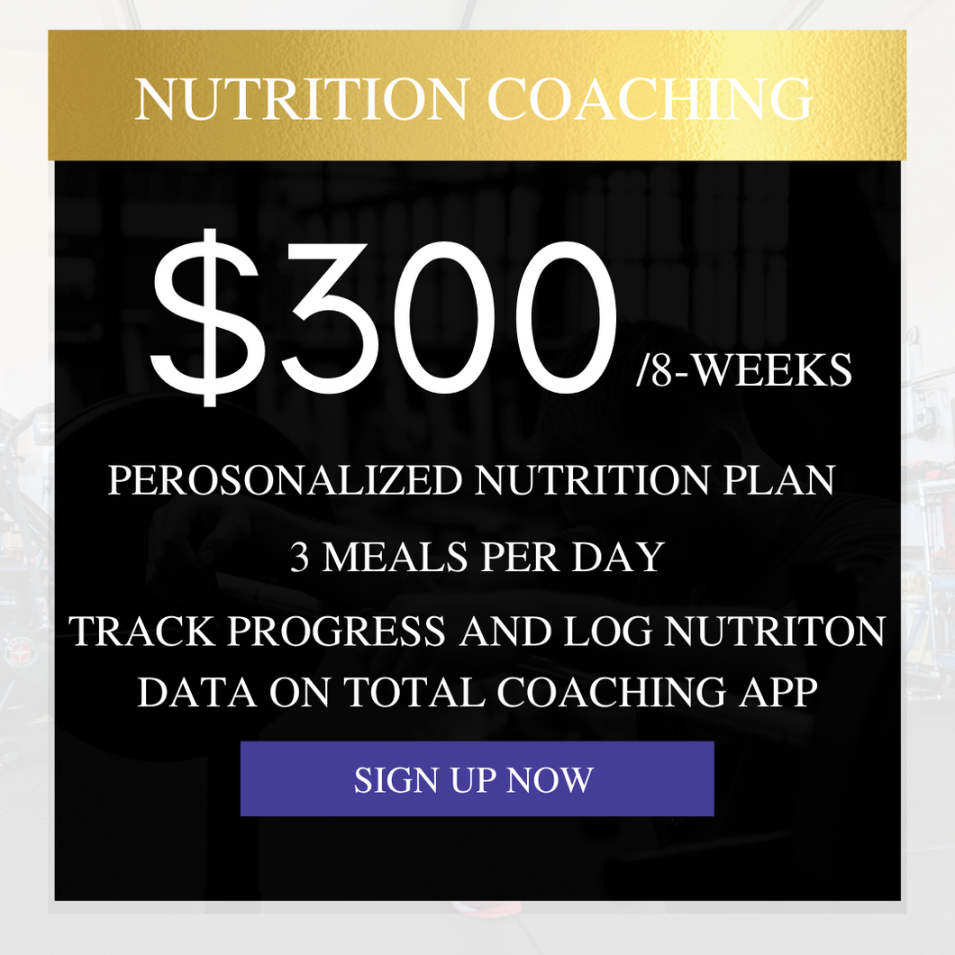 8 WEEK NUTRITION COACHING